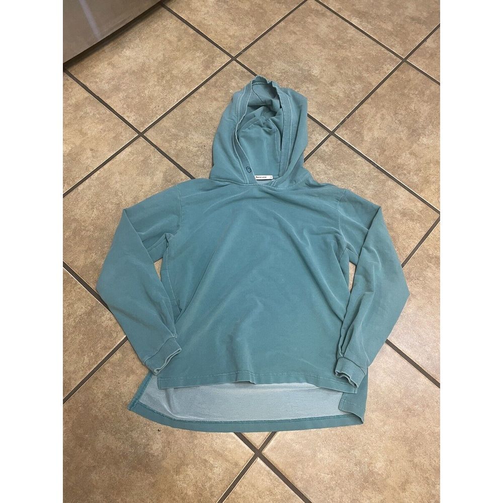Marine Layer turquoise lightweight hoodie